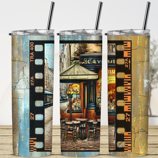Custom Tumbler,  Street Cafe 0001